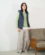 PZLEE01270 GEORGES RECH(ジョルジュ・レッシュ)  [セットアップ対応]ジャージーデニムワイドパンツ ブルー