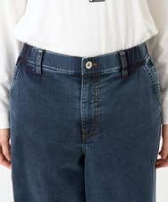 PZLEE01270 GEORGES RECH(ジョルジュ・レッシュ)  [セットアップ対応]ジャージーデニムワイドパンツ ブルー