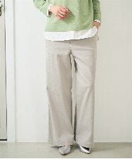 PZLEE01270 GEORGES RECH(ジョルジュ・レッシュ)  [セットアップ対応]ジャージーデニムワイドパンツ ライトグレー