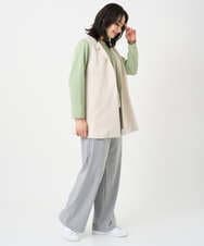 PZLEE25250 GEORGES RECH(ジョルジュ・レッシュ)  [日本製]ドロストタックワイドパンツ グレー