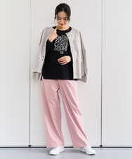 PZLEE25250 GEORGES RECH(ジョルジュ・レッシュ)  [日本製]ドロストタックワイドパンツ グレー