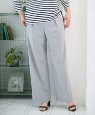 PZLEE25250 GEORGES RECH(ジョルジュ・レッシュ)  [日本製]ドロストタックワイドパンツ グレー