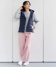 PZLEE25250 GEORGES RECH(ジョルジュ・レッシュ)  [日本製]ドロストタックワイドパンツ グレー