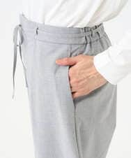 PZLEE25250 GEORGES RECH(ジョルジュ・レッシュ)  [日本製]ドロストタックワイドパンツ グレー