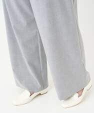 PZLEE25250 GEORGES RECH(ジョルジュ・レッシュ)  [日本製]ドロストタックワイドパンツ グレー