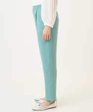 PZLEE29190 GEORGES RECH(ジョルジュ・レッシュ)  [日本製]リラックスサテンテーパードパンツ グリーン