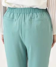 PZLEE29190 GEORGES RECH(ジョルジュ・レッシュ)  [日本製]リラックスサテンテーパードパンツ グリーン