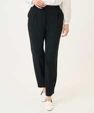 PZLEE29190 GEORGES RECH(ジョルジュ・レッシュ)  [日本製]リラックスサテンテーパードパンツ ブラック