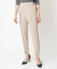 PZLEM14210 GEORGES RECH(ジョルジュ・レッシュ) 【洗える】ピンタックジョグパンツ ベージュ