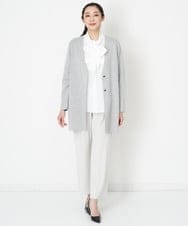 PZLET03260 GEORGES RECH(ジョルジュ・レッシュ) [セットアップ対応]パウダリーストレートパンツ ライトグレー
