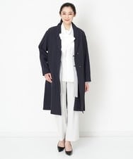 PZLET03260 GEORGES RECH(ジョルジュ・レッシュ) [セットアップ対応]パウダリーストレートパンツ ライトグレー