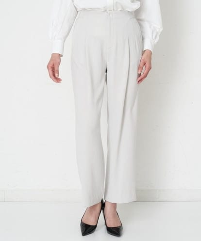 PZLET03260  [セットアップ対応]パウダリーストレートパンツ
