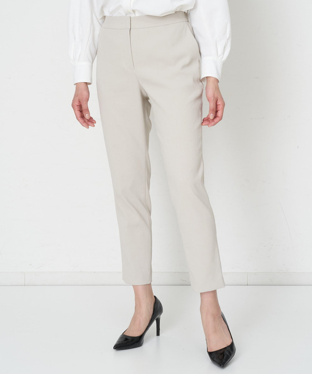 PZLET19210 GEORGES RECH(ジョルジュ・レッシュ) ストレッチテーパードパンツ アイボリー