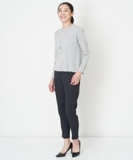 PZLET19210 GEORGES RECH(ジョルジュ・レッシュ) ストレッチテーパードパンツ アイボリー
