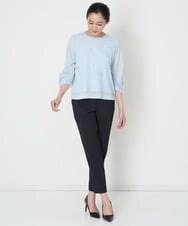 PZLET19210 GEORGES RECH(ジョルジュ・レッシュ) ストレッチテーパードパンツ アイボリー