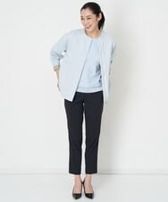 PZLET19210 GEORGES RECH(ジョルジュ・レッシュ) ストレッチテーパードパンツ アイボリー