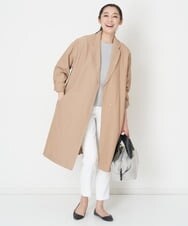 PZLET19210 GEORGES RECH(ジョルジュ・レッシュ) ストレッチテーパードパンツ アイボリー