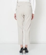 PZLET19210 GEORGES RECH(ジョルジュ・レッシュ) ストレッチテーパードパンツ アイボリー