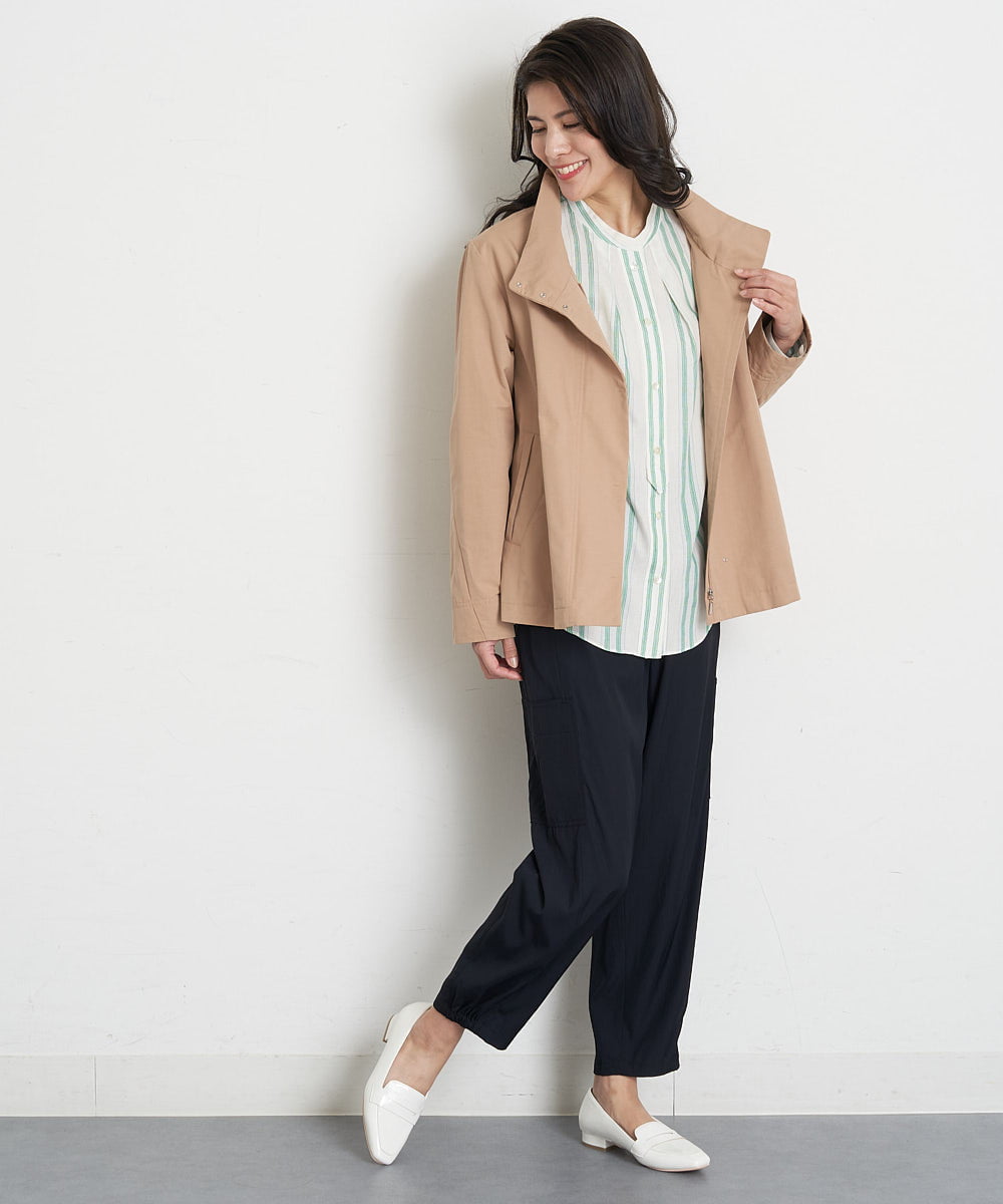 PZLET31290 GEORGES RECH(ジョルジュ・レッシュ) ペグトップワークパンツ ベージュ