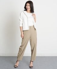 PZLET31290 GEORGES RECH(ジョルジュ・レッシュ) ペグトップワークパンツ ベージュ