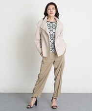PZLET31290 GEORGES RECH(ジョルジュ・レッシュ) ペグトップワークパンツ ベージュ