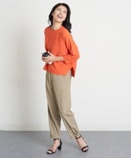 PZLET31290 GEORGES RECH(ジョルジュ・レッシュ) ペグトップワークパンツ ベージュ
