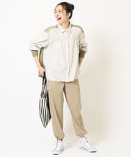 PZLGA10290 GEORGES RECH(ジョルジュ・レッシュ) パラシュートカーゴパンツ ベージュ