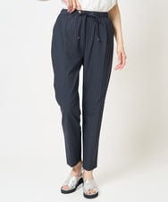 PZLGA34240 GEORGES RECH(ジョルジュ・レッシュ)  [日本製]TRピンストライプジョグパンツ ネイビー