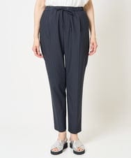 PZLGA34240 GEORGES RECH(ジョルジュ・レッシュ)  [日本製]TRピンストライプジョグパンツ ネイビー