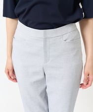 PZLGC20250 GEORGES RECH(ジョルジュ・レッシュ) [日本製/接触冷感]スリムストレートクロップドパンツ ライトグレー