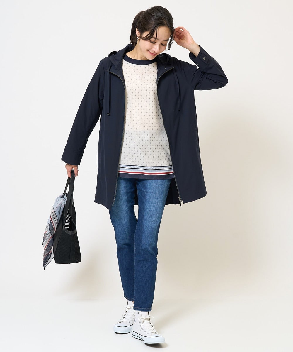 PZLGC50250 GEORGES RECH(ジョルジュ・レッシュ) ストレッチスリム10ozスリムパンツ ネイビー