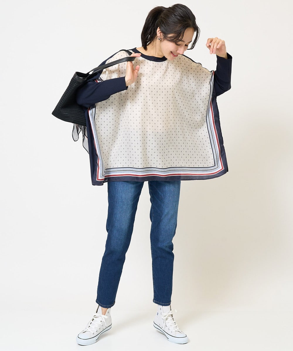 PZLGC50250 GEORGES RECH(ジョルジュ・レッシュ) ストレッチスリム10ozスリムパンツ ネイビー