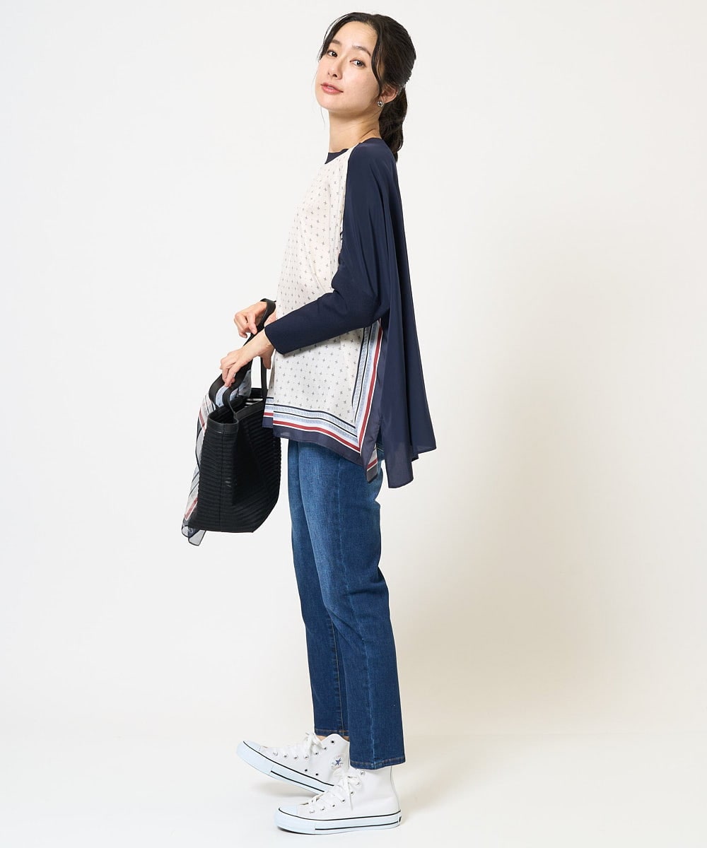PZLGC50250 GEORGES RECH(ジョルジュ・レッシュ) ストレッチスリム10ozスリムパンツ ネイビー