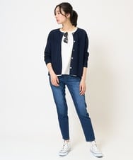 PZLGC50250 GEORGES RECH(ジョルジュ・レッシュ) ストレッチスリム10ozスリムパンツ ネイビー