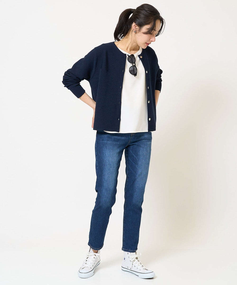 PZLGC50250 GEORGES RECH(ジョルジュ・レッシュ) ストレッチスリム10ozスリムパンツ ネイビー