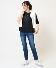 PZLGC50250 GEORGES RECH(ジョルジュ・レッシュ) ストレッチスリム10ozスリムパンツ ネイビー