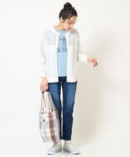 PZLGC50250 GEORGES RECH(ジョルジュ・レッシュ) ストレッチスリム10ozスリムパンツ ネイビー
