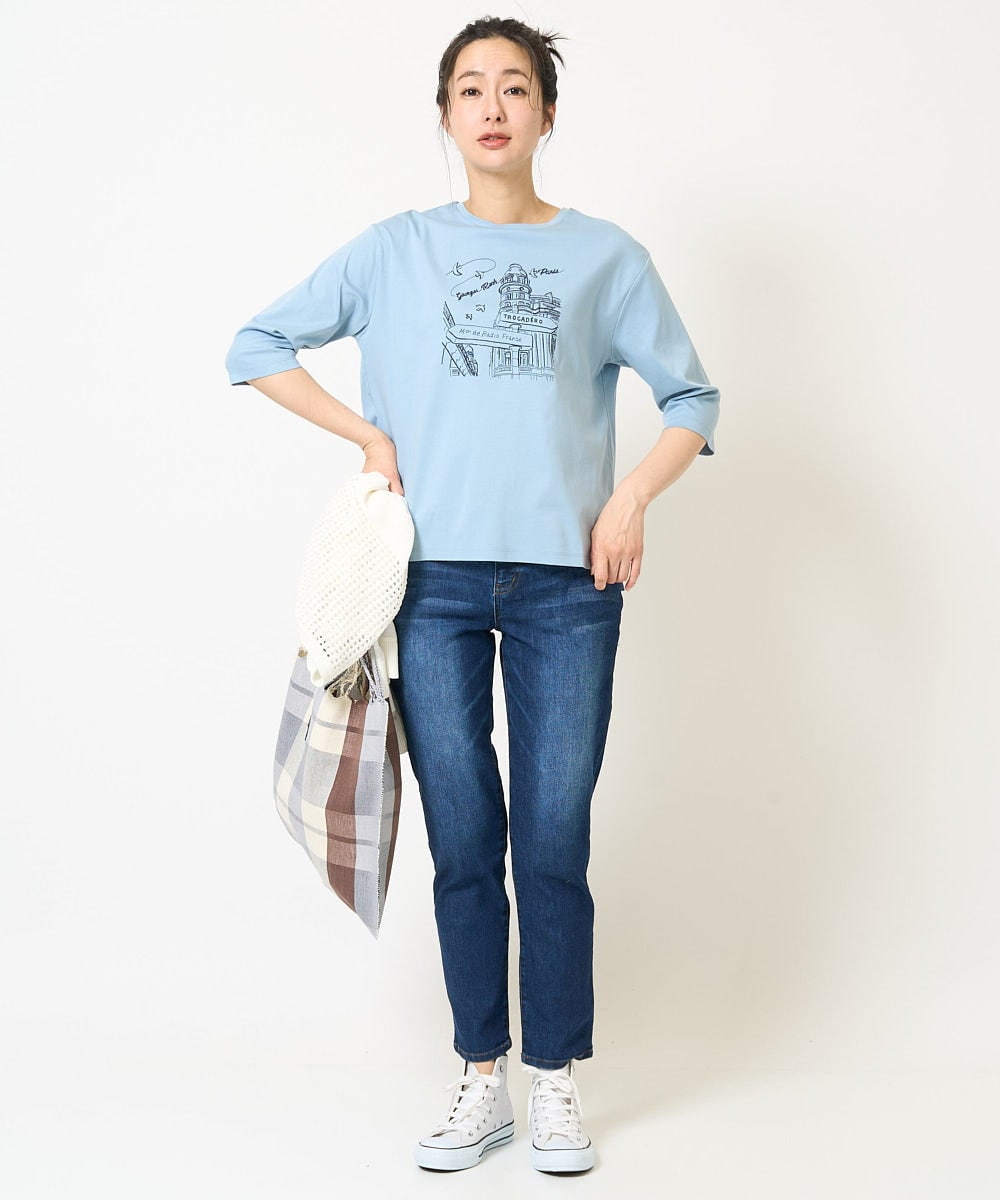 PZLGC50250 GEORGES RECH(ジョルジュ・レッシュ) ストレッチスリム10ozスリムパンツ ネイビー