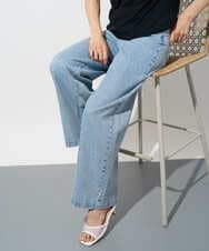 PZLGD03330 GEORGES RECH(ジョルジュ・レッシュ) イージーデニムワイドパンツ ライトブルー