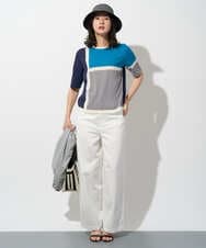 PZLGD03330 GEORGES RECH(ジョルジュ・レッシュ) イージーデニムワイドパンツ ライトブルー