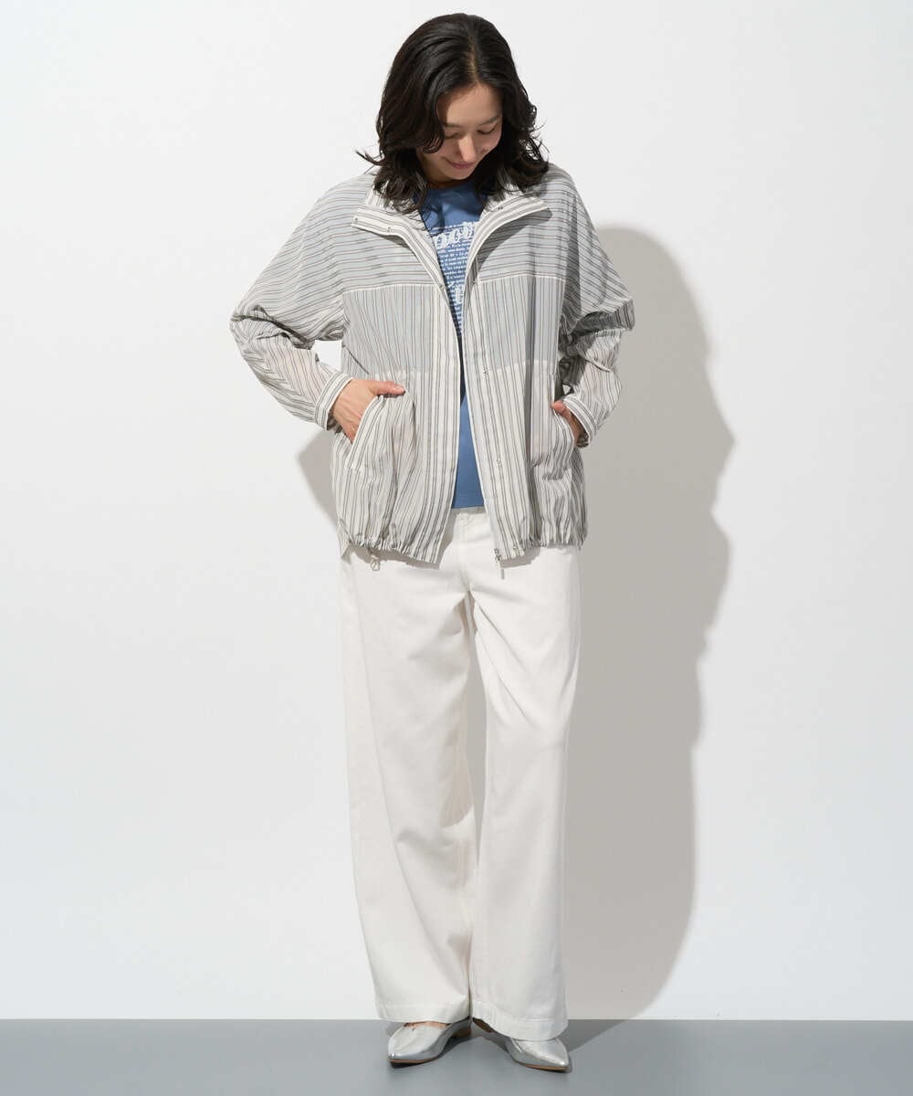 PZLGD03330 GEORGES RECH(ジョルジュ・レッシュ) イージーデニムワイドパンツ ライトブルー