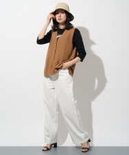 PZLGD03330 GEORGES RECH(ジョルジュ・レッシュ) イージーデニムワイドパンツ ライトブルー