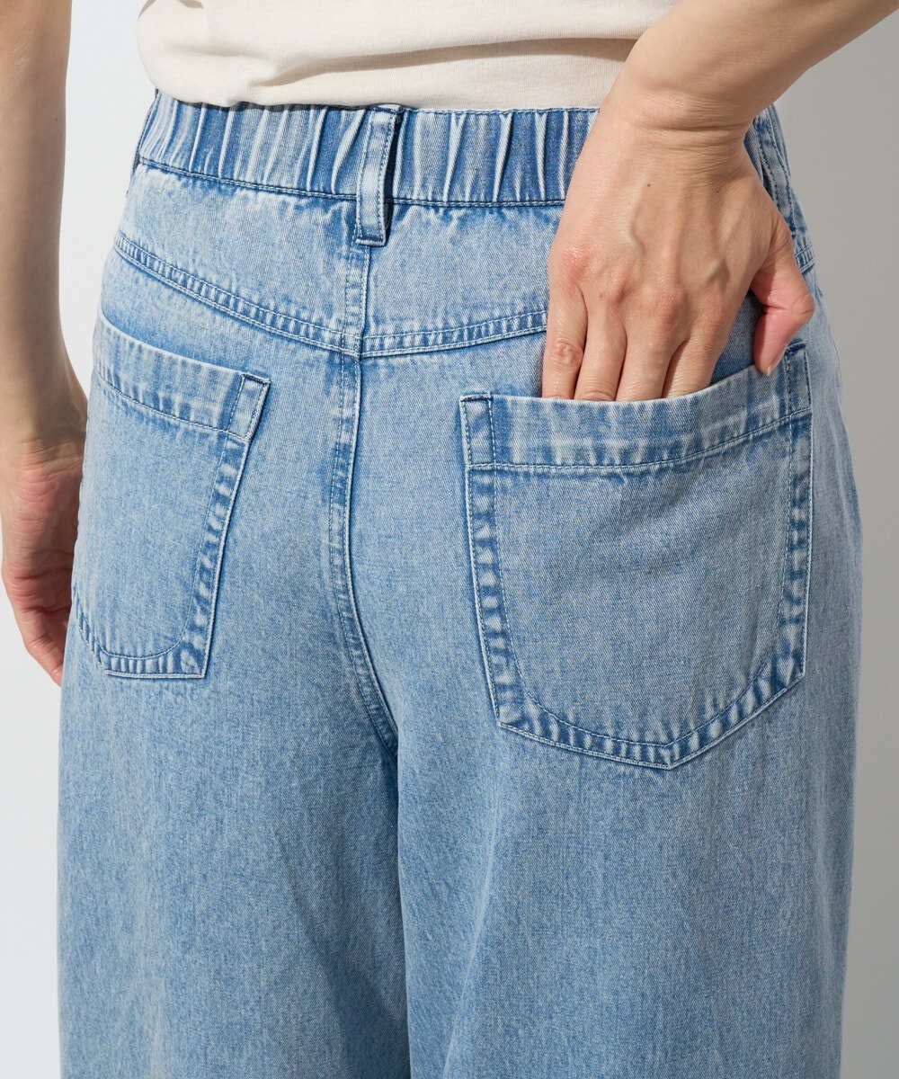 PZLGD03330 GEORGES RECH(ジョルジュ・レッシュ) イージーデニムワイドパンツ ライトブルー