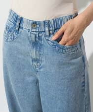 PZLGD03330 GEORGES RECH(ジョルジュ・レッシュ) イージーデニムワイドパンツ ライトブルー