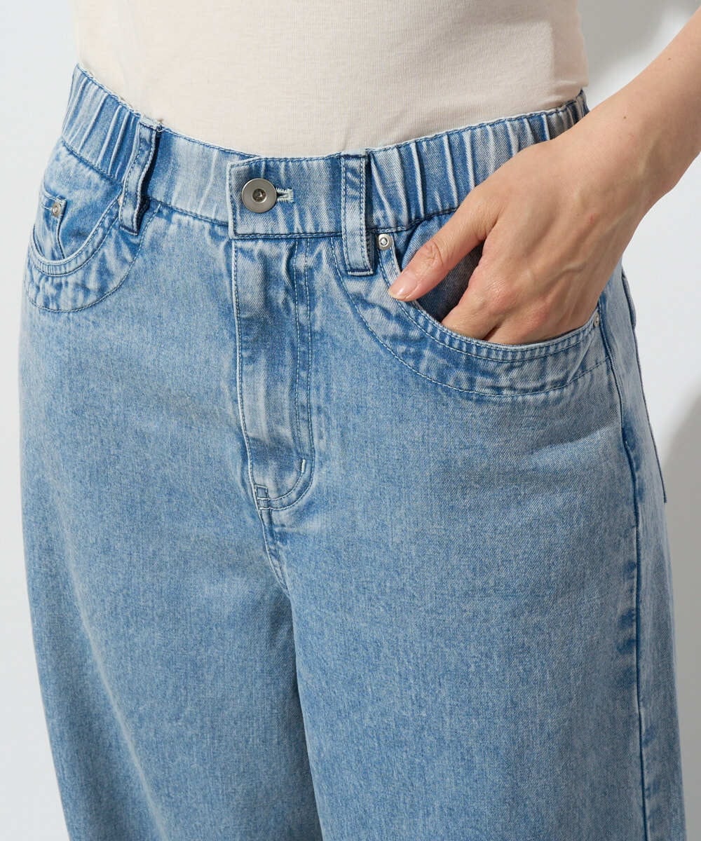 PZLGD03330 GEORGES RECH(ジョルジュ・レッシュ) イージーデニムワイドパンツ ライトブルー