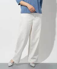 PZLGD03330 GEORGES RECH(ジョルジュ・レッシュ) イージーデニムワイドパンツ ホワイト