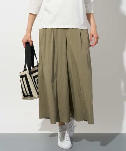 PZLGD09250 GEORGES RECH ナチュラルブロードガウチョパンツ