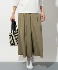 PZLGD09250 GEORGES RECH(ジョルジュ・レッシュ) ナチュラルブロードガウチョパンツ カーキ