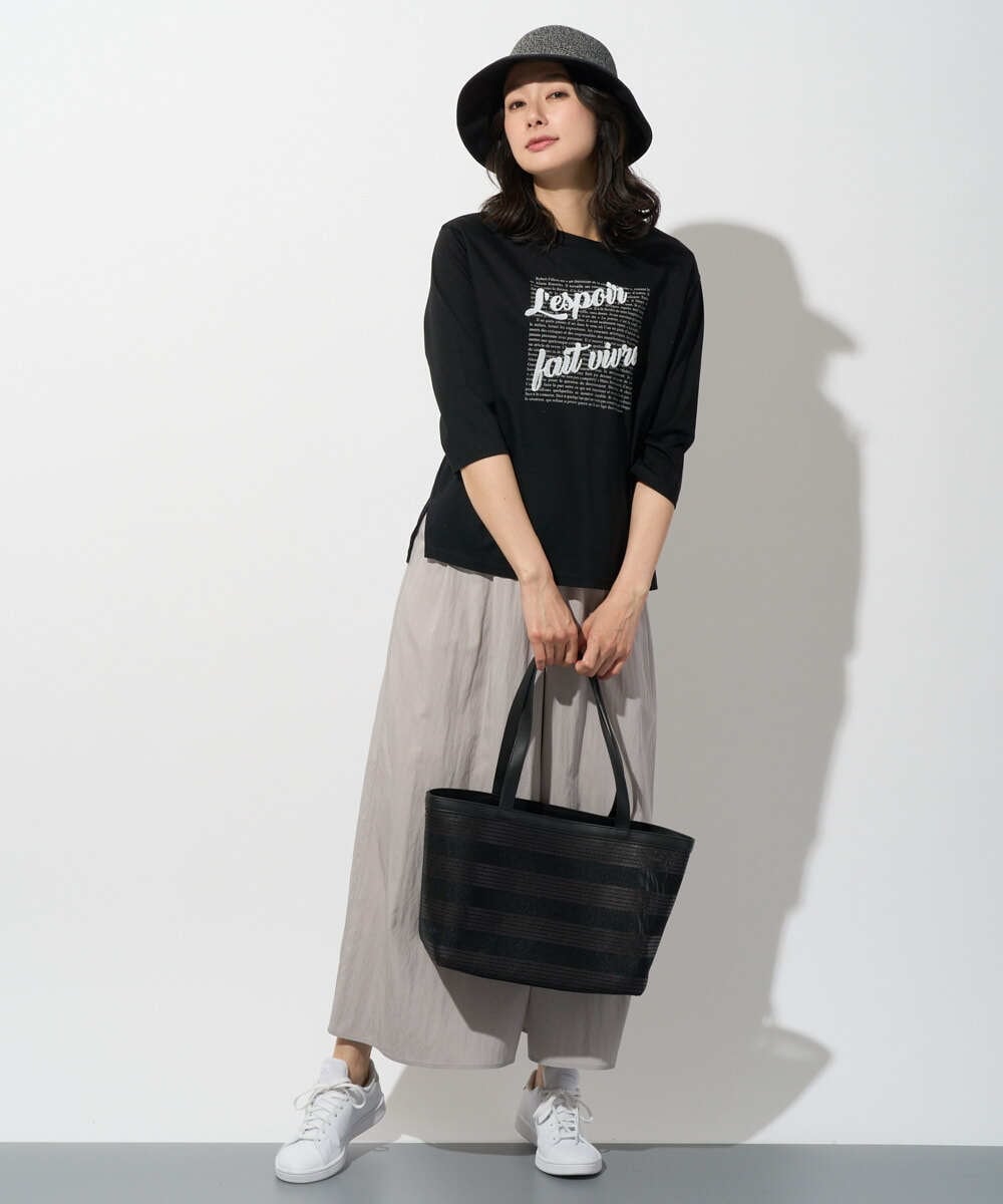 PZLGD09250 GEORGES RECH(ジョルジュ・レッシュ) ナチュラルブロードガウチョパンツ カーキ