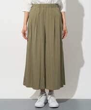 PZLGD09250 GEORGES RECH(ジョルジュ・レッシュ) ナチュラルブロードガウチョパンツ カーキ